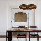 QN-VAUGHAN-P-L-BRZ-GD Vaughan LED Chandelier Large Bronze and Brushed Gold
