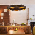 QN-VAUGHAN-P-L-BRZ-GD Vaughan LED Chandelier Large Bronze and Brushed Gold