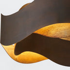 QN-VAUGHAN-P-L-BRZ-GD Vaughan LED Chandelier Large Bronze and Brushed Gold