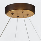 QN-VAUGHAN-P-L-BRZ-GD Vaughan LED Chandelier Large Bronze and Brushed Gold