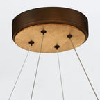 QN-VAUGHAN-P-M-BRZ-GD Vaughan LED Chandelier Medium Bronze and Brushed Gold