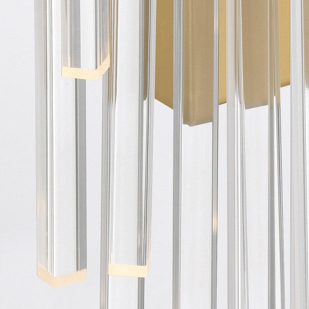 QN-VIVIEN-1W-BG Vivien LED Wall Light Brushed Gold