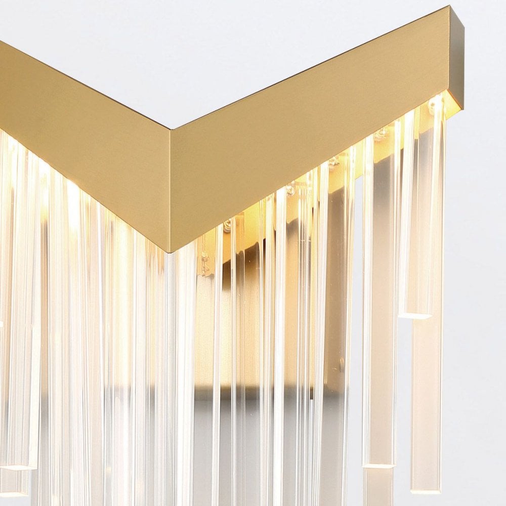 QN-VIVIEN-1W-BG Vivien LED Wall Light Brushed Gold