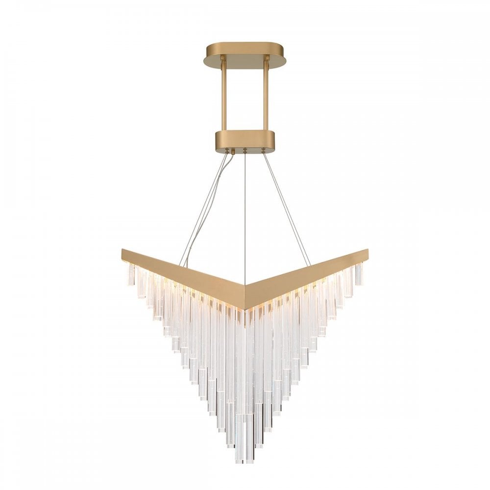 QN-VIVIEN-P-L-BG Vivien LED Chandelier Brushed Gold