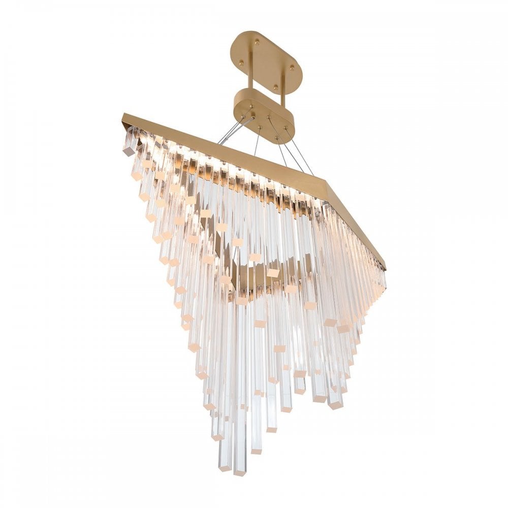 QN-VIVIEN-P-L-BG Vivien LED Chandelier Brushed Gold