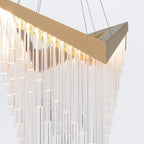 QN-VIVIEN-P-L-BG Vivien LED Chandelier Brushed Gold