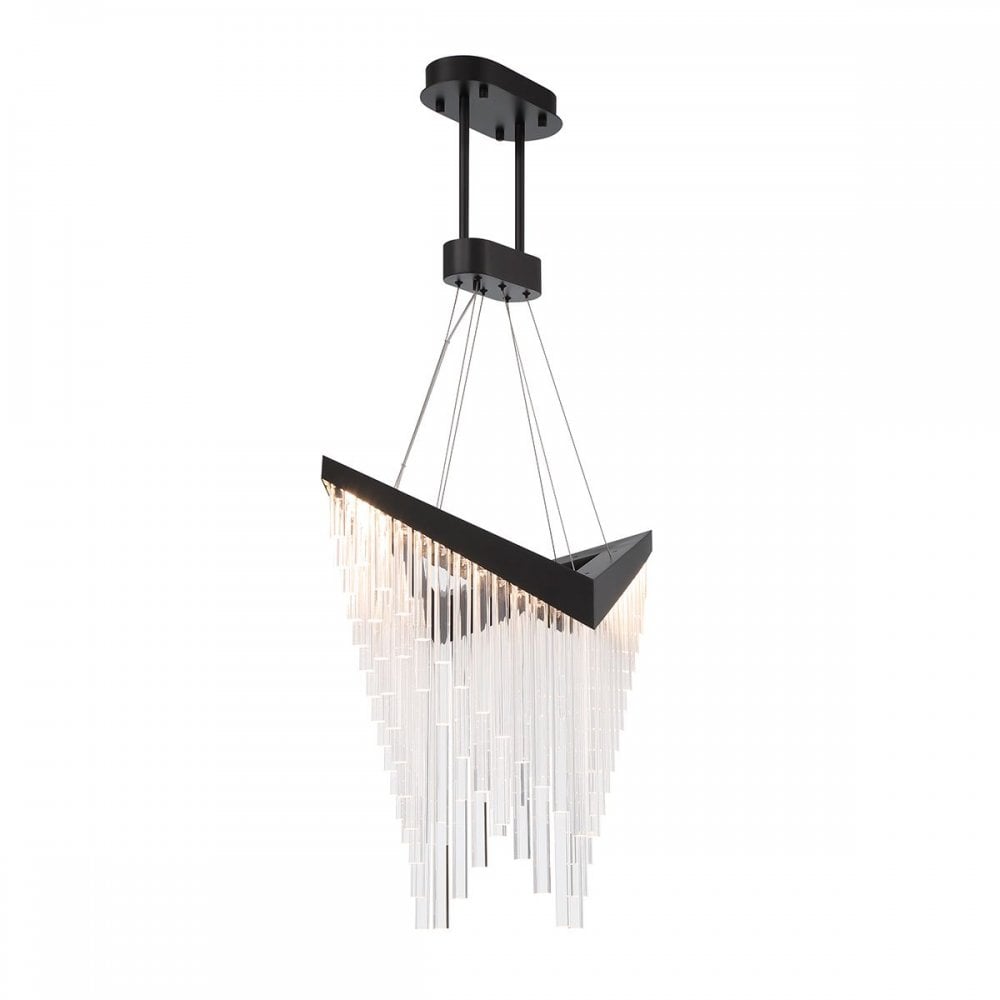 QN-VIVIEN-P-L-BK Vivien LED Chandelier Matte Black