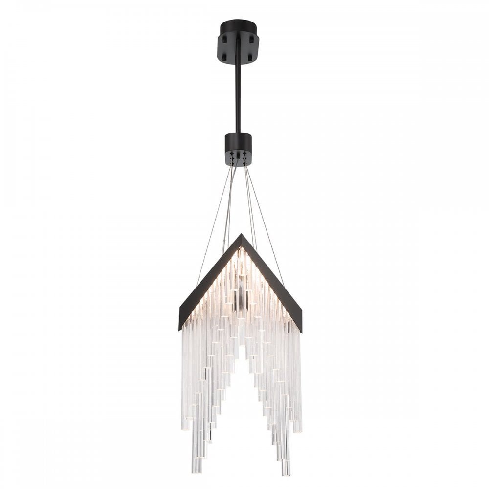 QN-VIVIEN-P-L-BK Vivien LED Chandelier Matte Black
