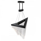 QN-VIVIEN-P-L-BK Vivien LED Chandelier Matte Black