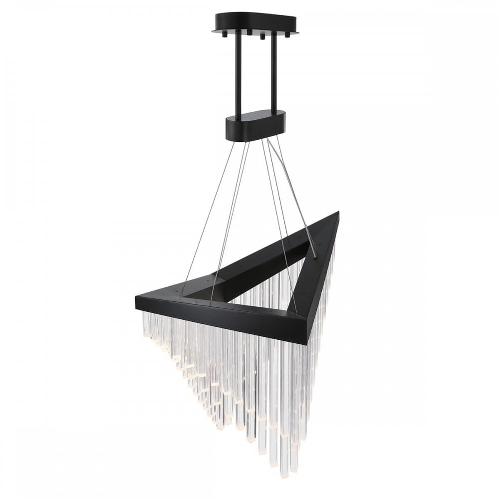QN-VIVIEN-P-L-BK Vivien LED Chandelier Matte Black