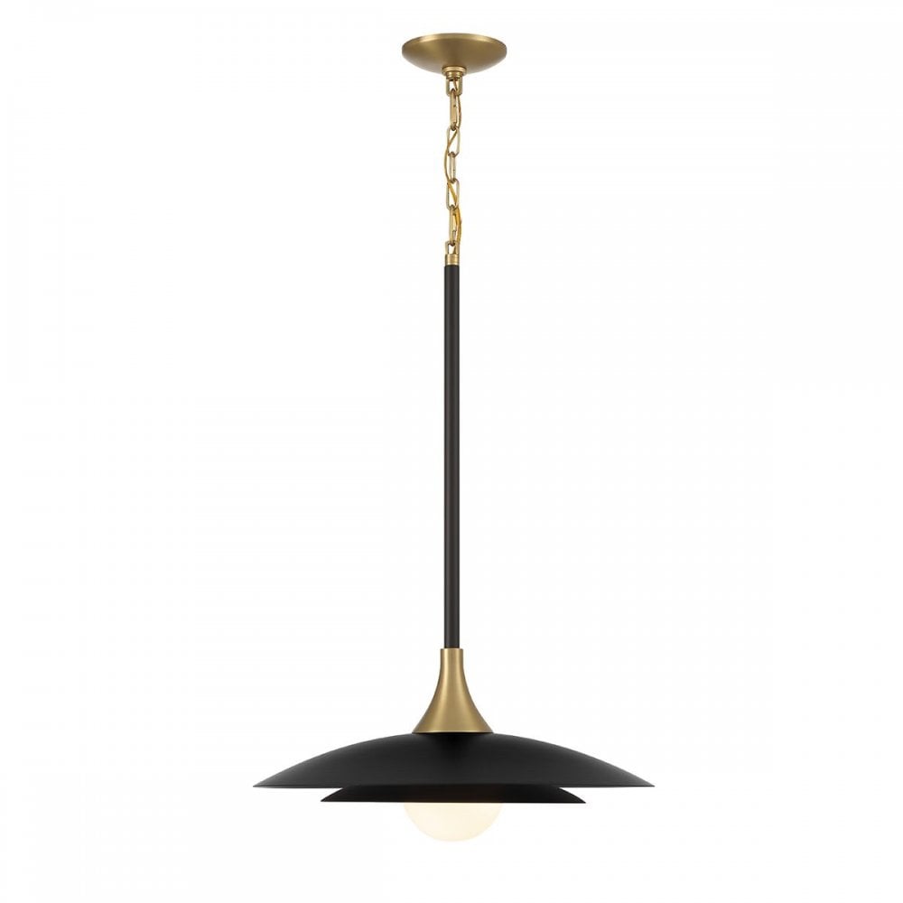QN-WELSH-P-BK Welsh LED Pendant Light Matte Black