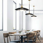 QN-WELSH-P-BK Welsh LED Pendant Light Matte Black