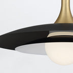 QN-WELSH-P-BK Welsh LED Pendant Light Matte Black