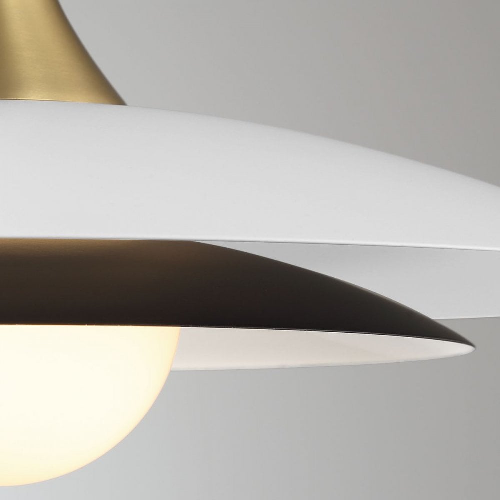 QN-WELSH-P-WHT Welsh LED Pendant Light Matte White