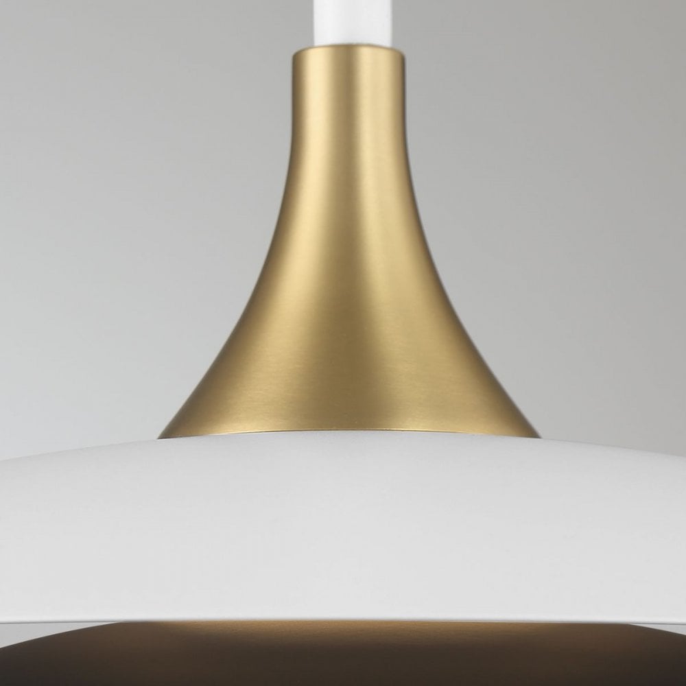 QN-WELSH-P-WHT Welsh LED Pendant Light Matte White