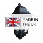 DECO-LANE7-BLACK Deco Lane 1 Light Outdoor Half Wall Lantern Black