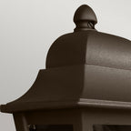 DECO-LANE7-BRONZE Deco Lane 1 Light Outdoor Half Wall Lantern Bronze