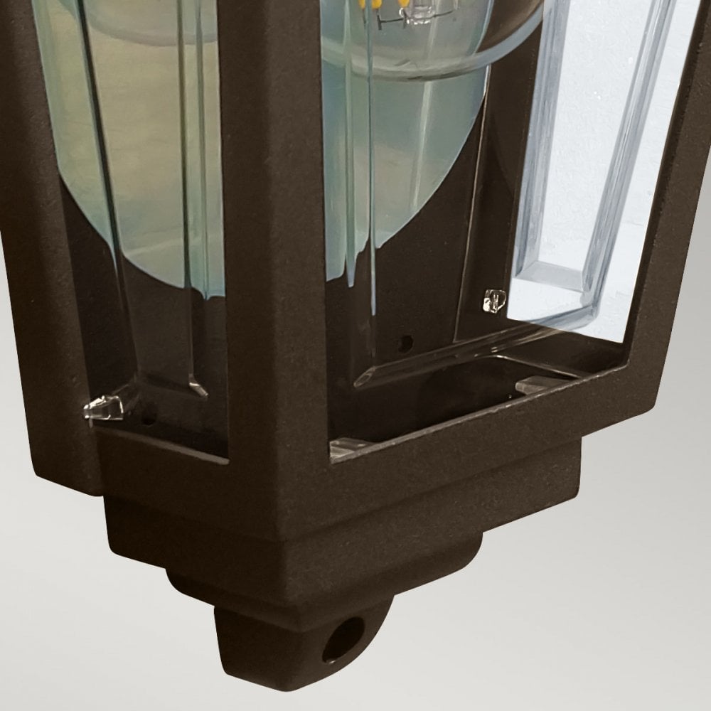 DECO-LANE7-BRONZE Deco Lane 1 Light Outdoor Half Wall Lantern Bronze