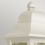DECO-LANE7-CREAM Deco Lane 1 Light Outdoor Half Wall Lantern Cream