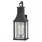 HK-BEACON-HILL-M-MB Beacon Hill 2 Light Outdoor Medium Wall Lantern Museum Black