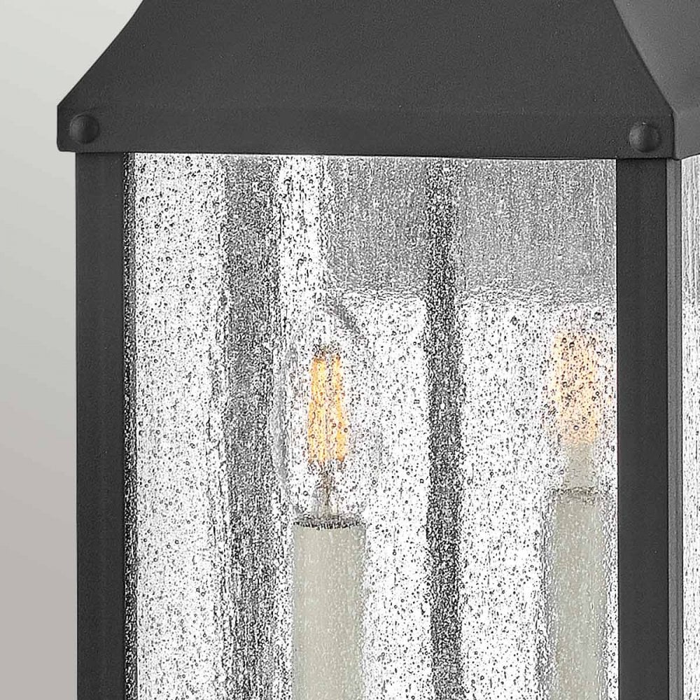 HK-BEACON-HILL-M-MB Beacon Hill 2 Light Outdoor Medium Wall Lantern Museum Black