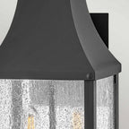 HK-BEACON-HILL-M-MB Beacon Hill 2 Light Outdoor Medium Wall Lantern Museum Black