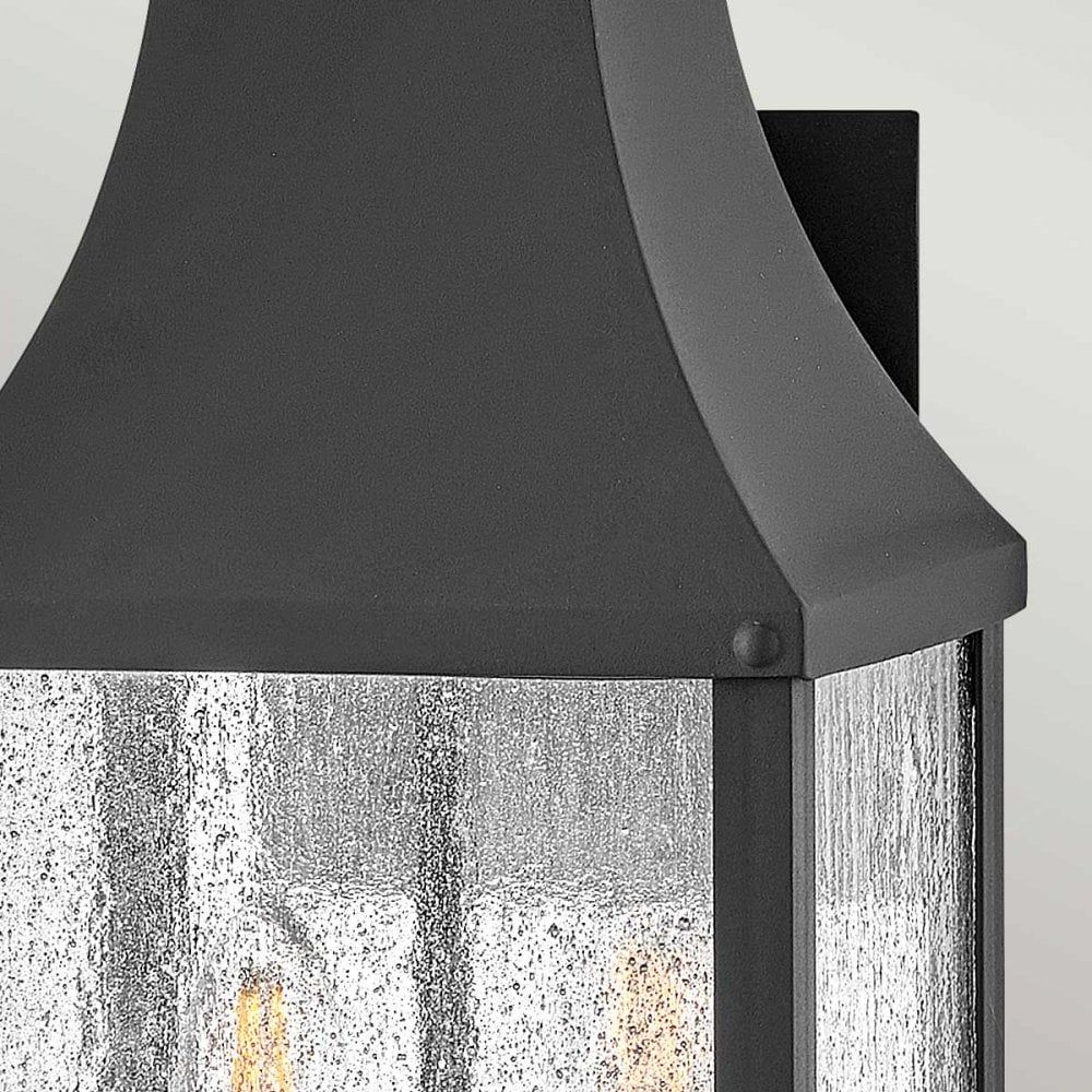HK-BEACON-HILL-M-MB Beacon Hill 2 Light Outdoor Medium Wall Lantern Museum Black