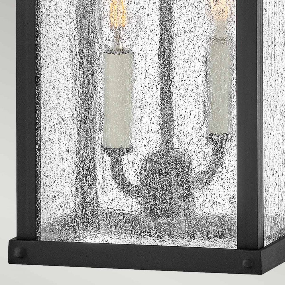 HK-BEACON-HILL-M-MB Beacon Hill 2 Light Outdoor Medium Wall Lantern Museum Black