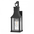 HK-BEACON-HILL-S-MB Beacon Hill 1 Light Outdoor Small Wall Lantern Museum Black