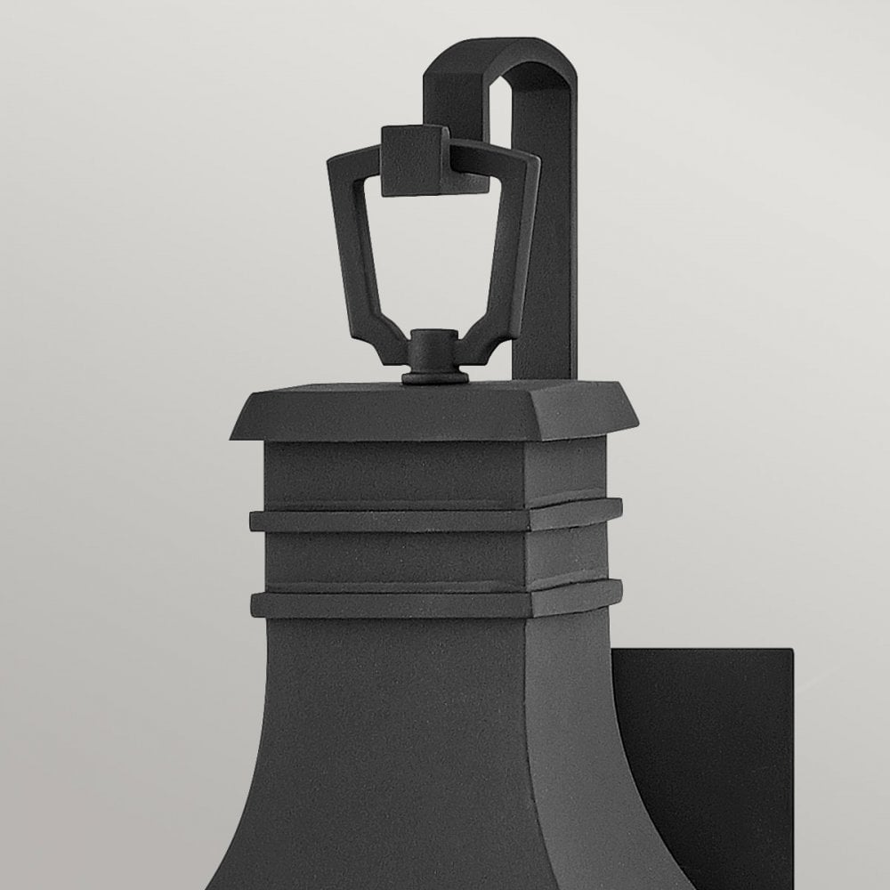 HK-BEACON-HILL-S-MB Beacon Hill 1 Light Outdoor Small Wall Lantern Museum Black