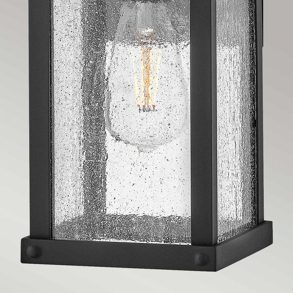 HK-BEACON-HILL-S-MB Beacon Hill 1 Light Outdoor Small Wall Lantern Museum Black