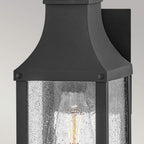 HK-BEACON-HILL-S-MB Beacon Hill 1 Light Outdoor Small Wall Lantern Museum Black