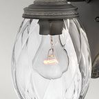 HK-PLANTATION-S-MB Plantation 1 Light Outdoor Small Wall Lantern Museum Black
