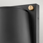 HK-SCOUT-BK Scout 1 Light Outdoor Small Wall Light Black