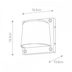 HK-SCOUT-PHB Scout 1 Light Outdoor Small Wall Light Painted Heritage Brass