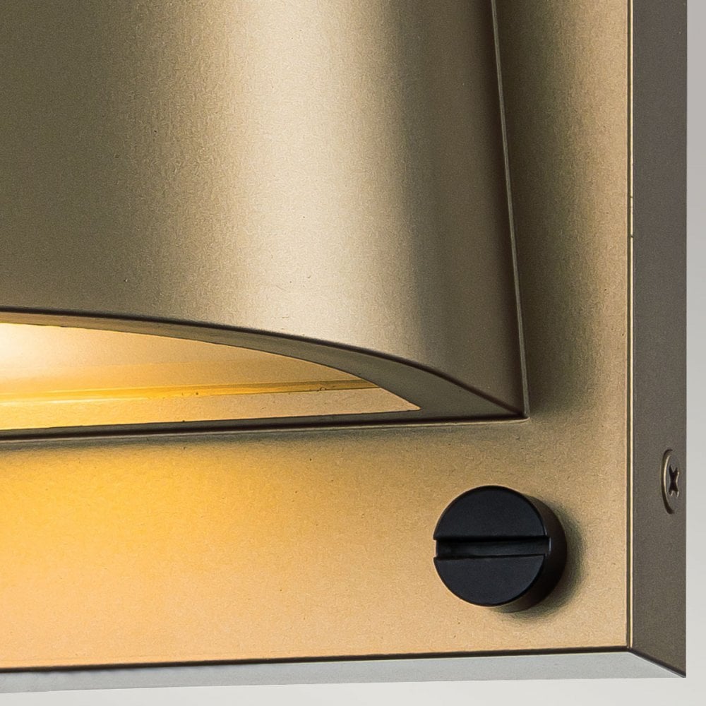 HK-SCOUT-PHB Scout 1 Light Outdoor Small Wall Light Painted Heritage Brass