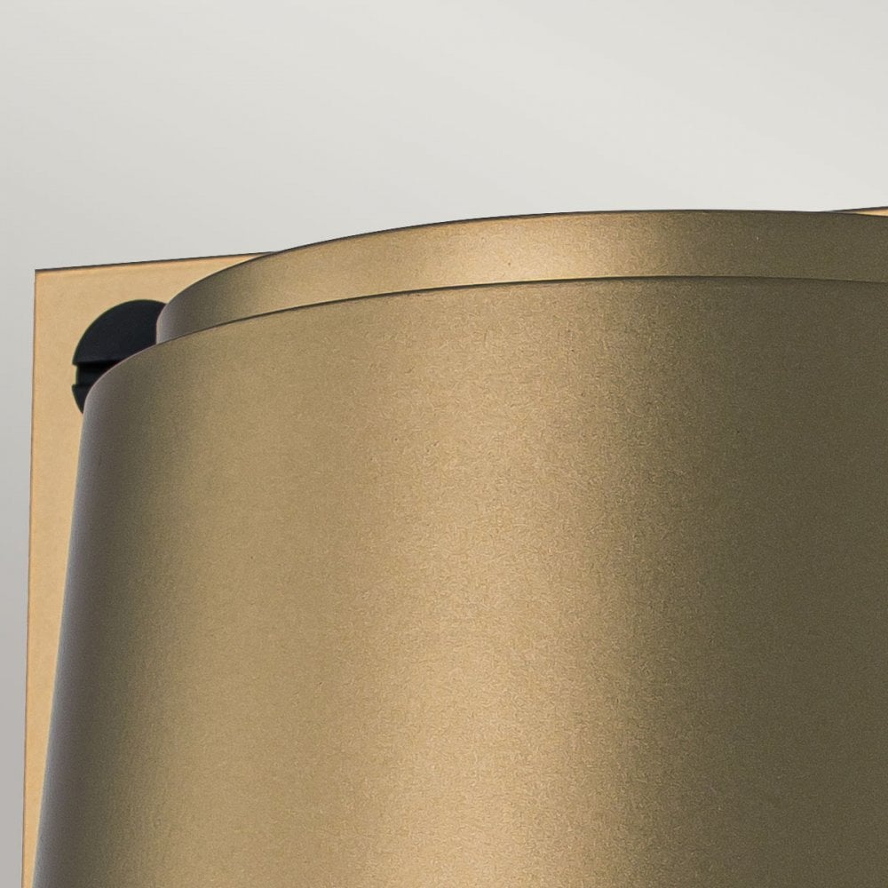 HK-SCOUT-PHB Scout 1 Light Outdoor Small Wall Light Painted Heritage Brass