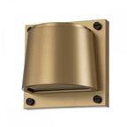 HK-SCOUT-PHB Scout 1 Light Outdoor Small Wall Light Painted Heritage Brass
