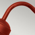 KLAMPENBORG-OXR Klampenborg 1 Light Outdoor Wall Lantern Oxide Red