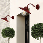KLAMPENBORG-OXR Klampenborg 1 Light Outdoor Wall Lantern Oxide Red
