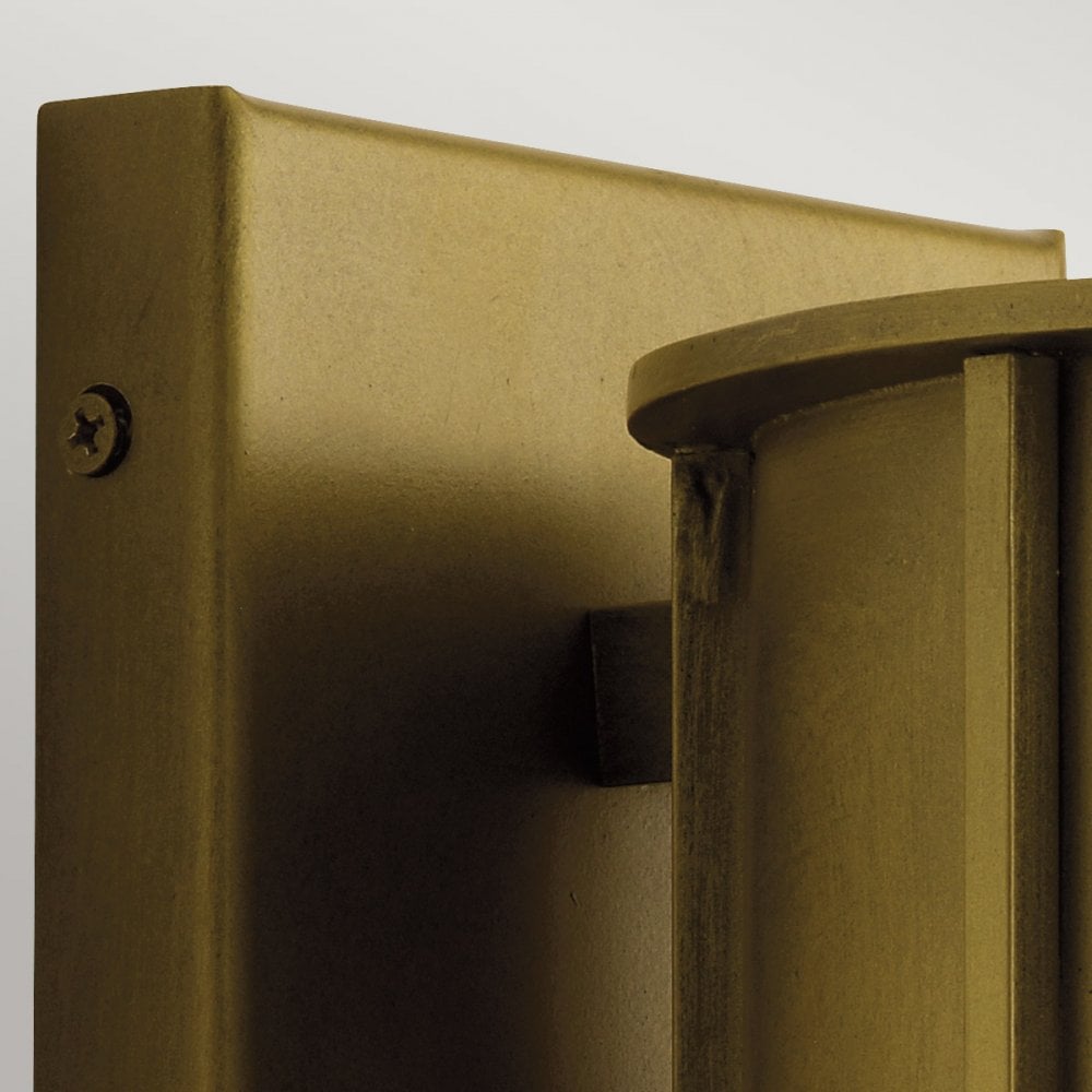 KL-CAMILLO-M-PNBR Camillo 1 Light Outdoor Medium Wall Lantern Painted Natural Brass