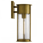 KL-CAMILLO-M-PNBR Camillo 1 Light Outdoor Medium Wall Lantern Painted Natural Brass