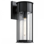 KL-CAMILLO-M-TBK Camillo 1 Light Outdoor Medium Wall Lantern Textured Black