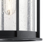 KL-CAMILLO-M-TBK Camillo 1 Light Outdoor Medium Wall Lantern Textured Black