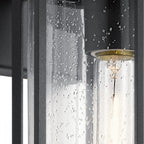 KL-CAMILLO-M-TBK Camillo 1 Light Outdoor Medium Wall Lantern Textured Black