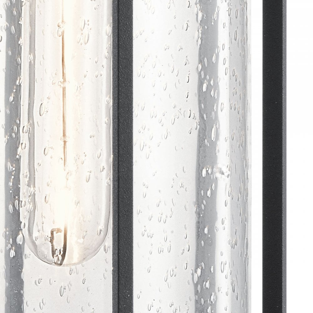 KL-CAMILLO-M-TBK Camillo 1 Light Outdoor Medium Wall Lantern Textured Black