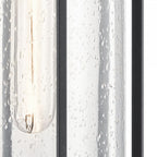 KL-CAMILLO-M-TBK Camillo 1 Light Outdoor Medium Wall Lantern Textured Black