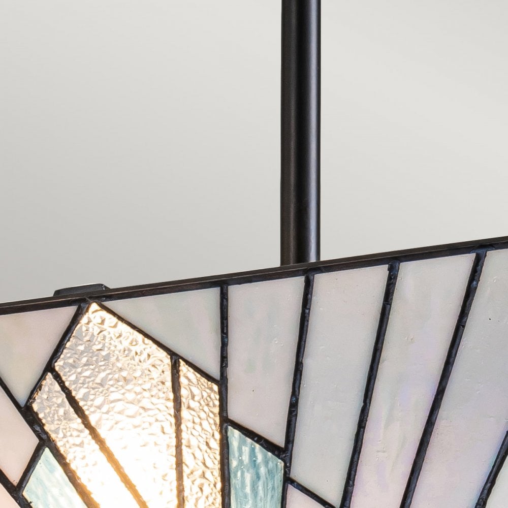 TF-ALDERLEY-F-P Alderley 2 Light Trio-Mount Pendant Vintage Bronze
