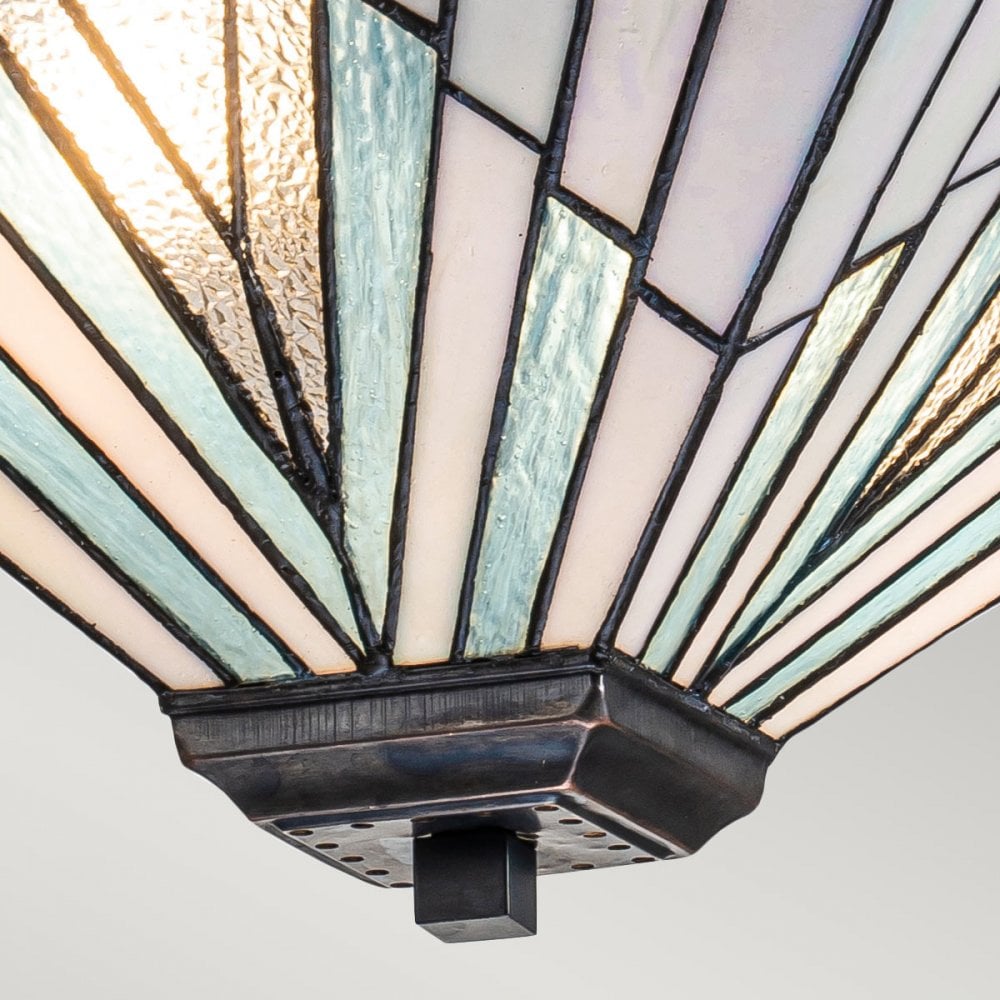 TF-ALDERLEY-F-P Alderley 2 Light Trio-Mount Pendant Vintage Bronze
