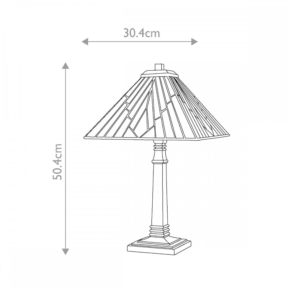 TF-ALDERLEY-TL-L Alderley 1 Light Large Table Lamp Vintage Bronze